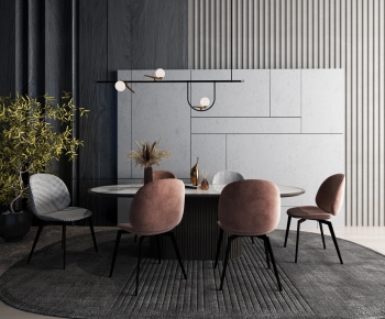 Modern Dining Table And Chairs-ID:122092249