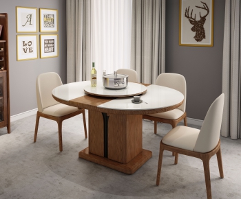 Modern Dining Table And Chairs-ID:792830815