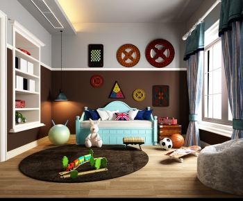Simple European Style Children's Room Activity Room-ID:283300484