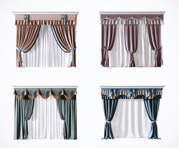 Simple European Style The Curtain-ID:227127864