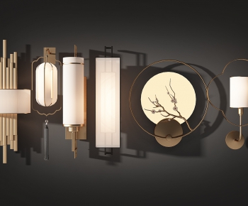 New Chinese Style Wall Lamp-ID:823399985