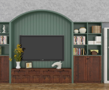 Nordic Style TV Cabinet-ID:378048899