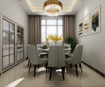 Post Modern Style Dining Room-ID:248292376