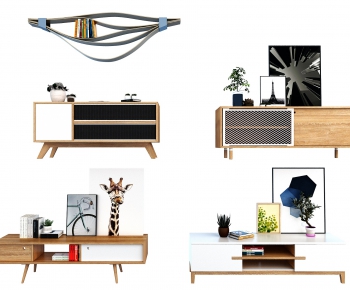 Nordic Style TV Cabinet-ID:579789791