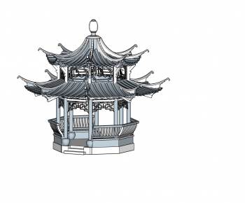 Chinese Style Ancient Architectural Buildings-ID:388696126