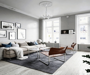 Nordic Style A Living Room-ID:389331148