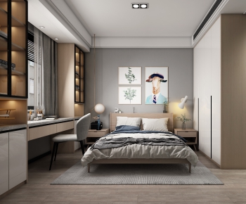 Nordic Style Bedroom-ID:672088896