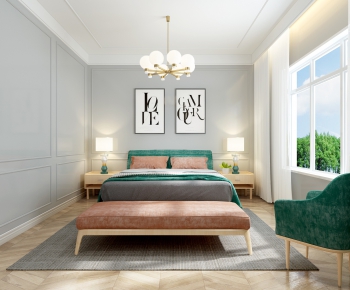 Nordic Style Bedroom-ID:963293165