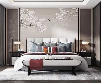 New Chinese Style Bedroom-ID:269553861