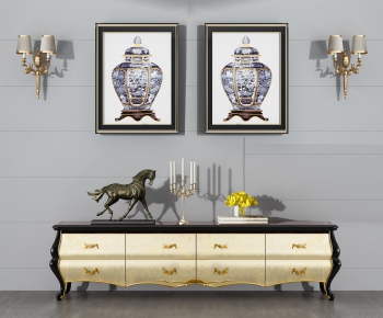 New Classical Style TV Cabinet-ID:971032363