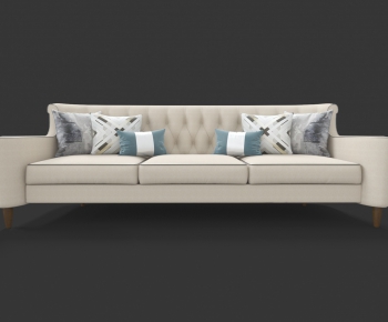 Modern Three-seat Sofa-ID:234290628