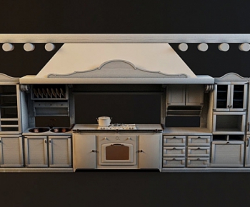 European Style Kitchen Cabinet-ID:702439563