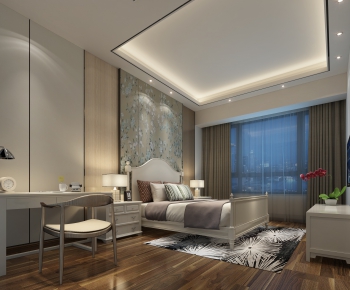 New Chinese Style Bedroom-ID:509842726