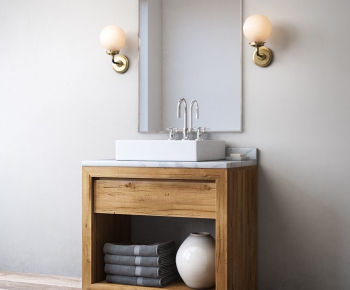 Nordic Style Bathroom Cabinet-ID:786324664