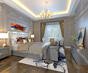 American Style Bedroom-ID:441264381