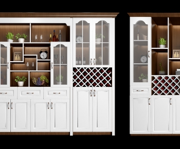 Nordic Style Wine Cabinet-ID:686372278