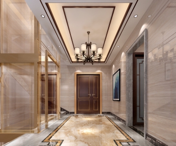 New Chinese Style Hallway-ID:394372421
