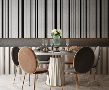 Modern Dining Table And Chairs-ID:975283638