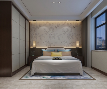 New Chinese Style Bedroom-ID:274256273