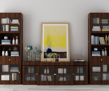 New Chinese Style Bookcase-ID:653453194