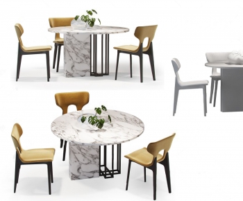 Modern Dining Table And Chairs-ID:737384934