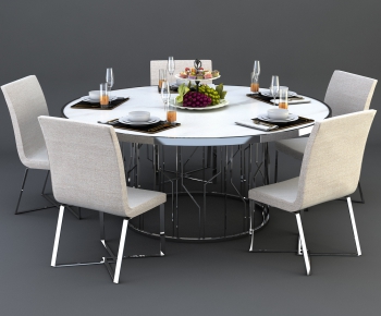 Modern Dining Table And Chairs-ID:834159721
