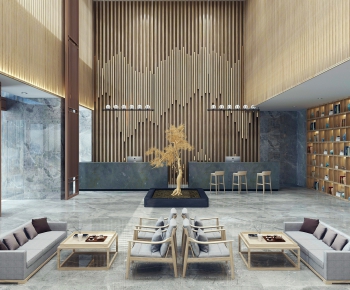 New Chinese Style Lobby Hall-ID:210108366