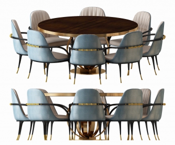 Post Modern Style Dining Table And Chairs-ID:582614634