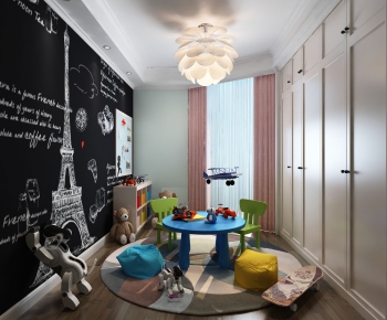 Simple European Style Children's Room Activity Room-ID:455802199