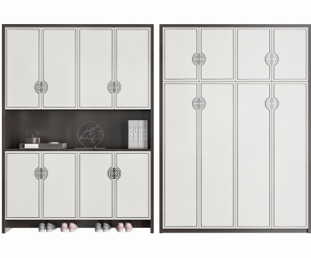 New Chinese Style Shoe Cabinet-ID:356375382