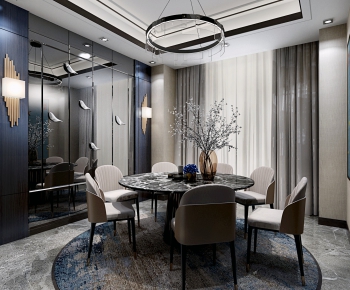 New Chinese Style Dining Room-ID:517246673