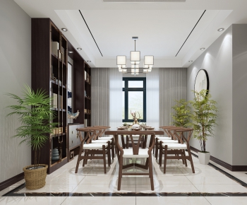 New Chinese Style Dining Room-ID:327847843