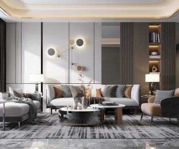Modern A Living Room-ID:861621446