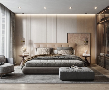 Modern Bedroom-ID:666875792