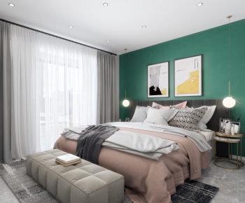 Nordic Style Bedroom-ID:807604594