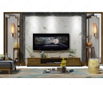 New Chinese Style TV Cabinet-ID:282349143