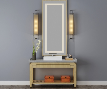 New Chinese Style Bathroom Cabinet-ID:835272475