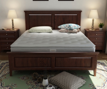American Style Double Bed-ID:871842771