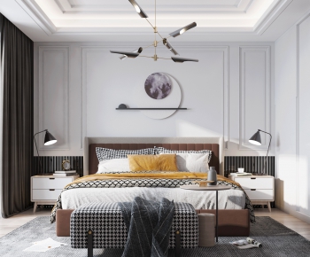 Nordic Style Bedroom-ID:469636843