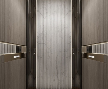 Modern Corridor/elevator Hall-ID:118667913