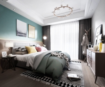 Nordic Style Bedroom-ID:704828944