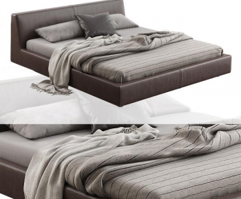 Modern Double Bed-ID:825429668