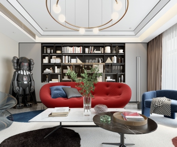 Modern A Living Room-ID:151634776