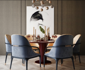 Modern Dining Table And Chairs-ID:395682328