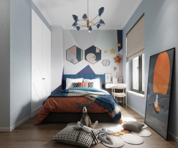 Nordic Style Boy's Room And Son's Room-ID:635336827