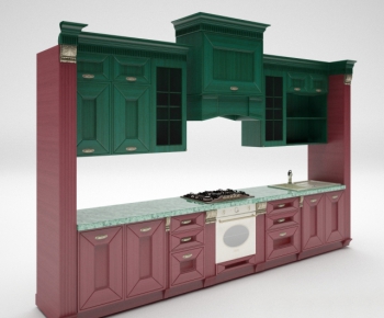 European Style Kitchen Cabinet-ID:998636588