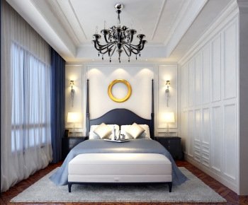 American Style Bedroom-ID:674640865