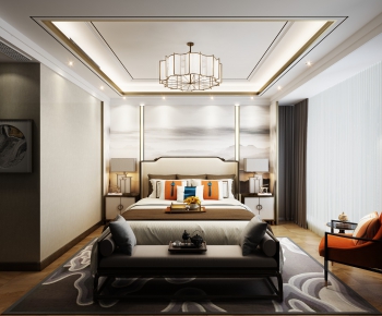 New Chinese Style Bedroom-ID:862128525