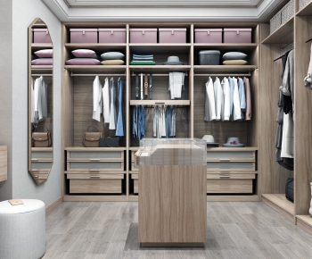 Modern Clothes Storage Area-ID:747020564