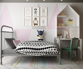 Nordic Style Child's Bed-ID:685866416